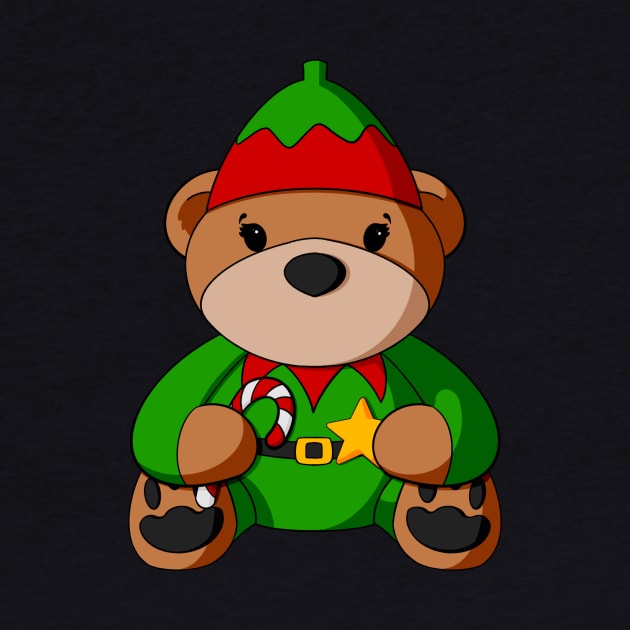 Elf Teddy Bear by Alisha Ober Designs